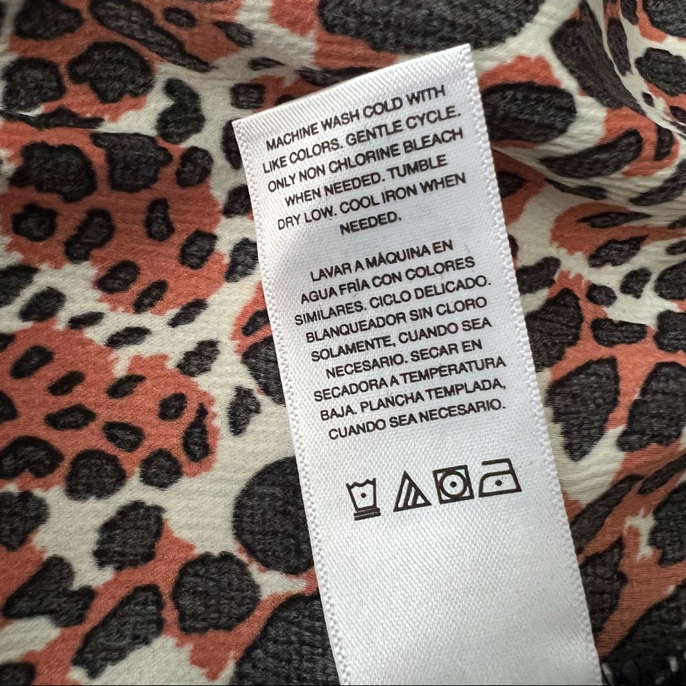 Scoop Animal Print Max Dress with Waist Ties - Picture 8 of 14